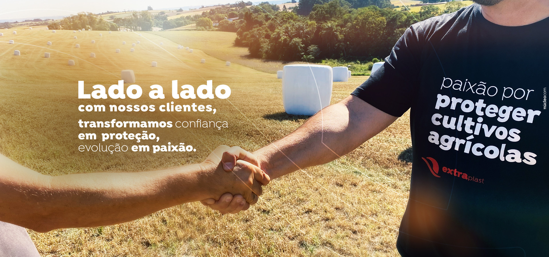 Lado a lado com nossos clientes, transformamos confiança em proteção, evolução em paixão.