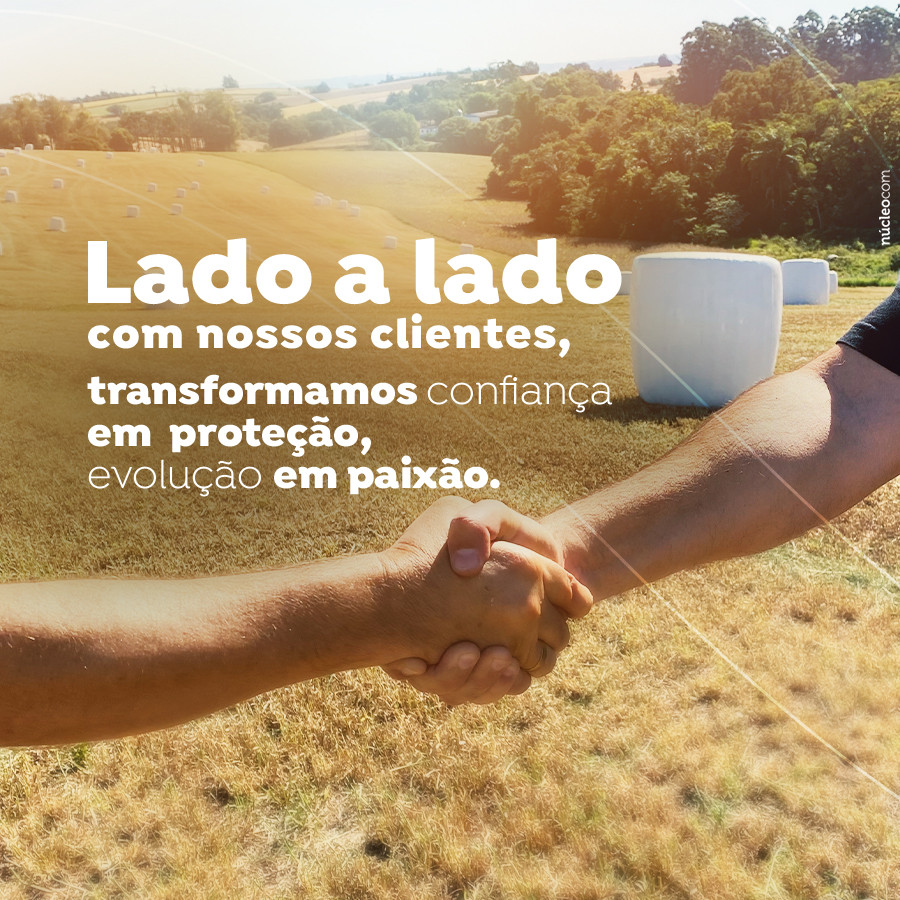 Lado a lado com nossos clientes, transformamos confiança em proteção, evolução em paixão.